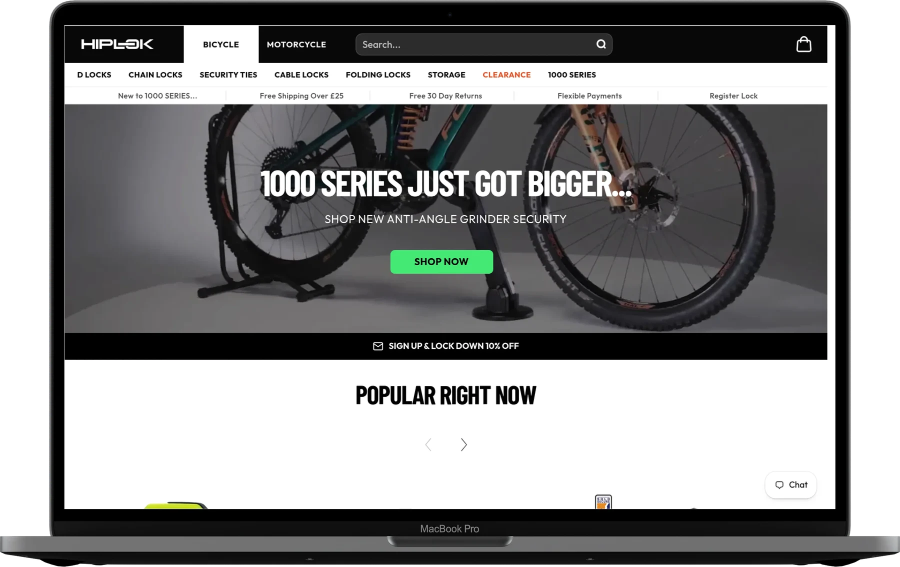 Hiplok — MacBook Pro isolated