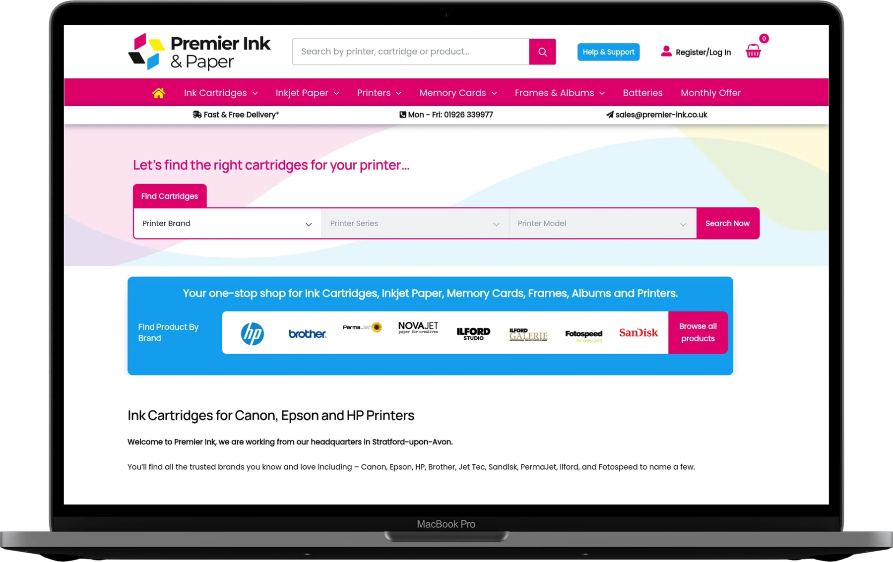 Premier Ink — MacBook Pro isolated