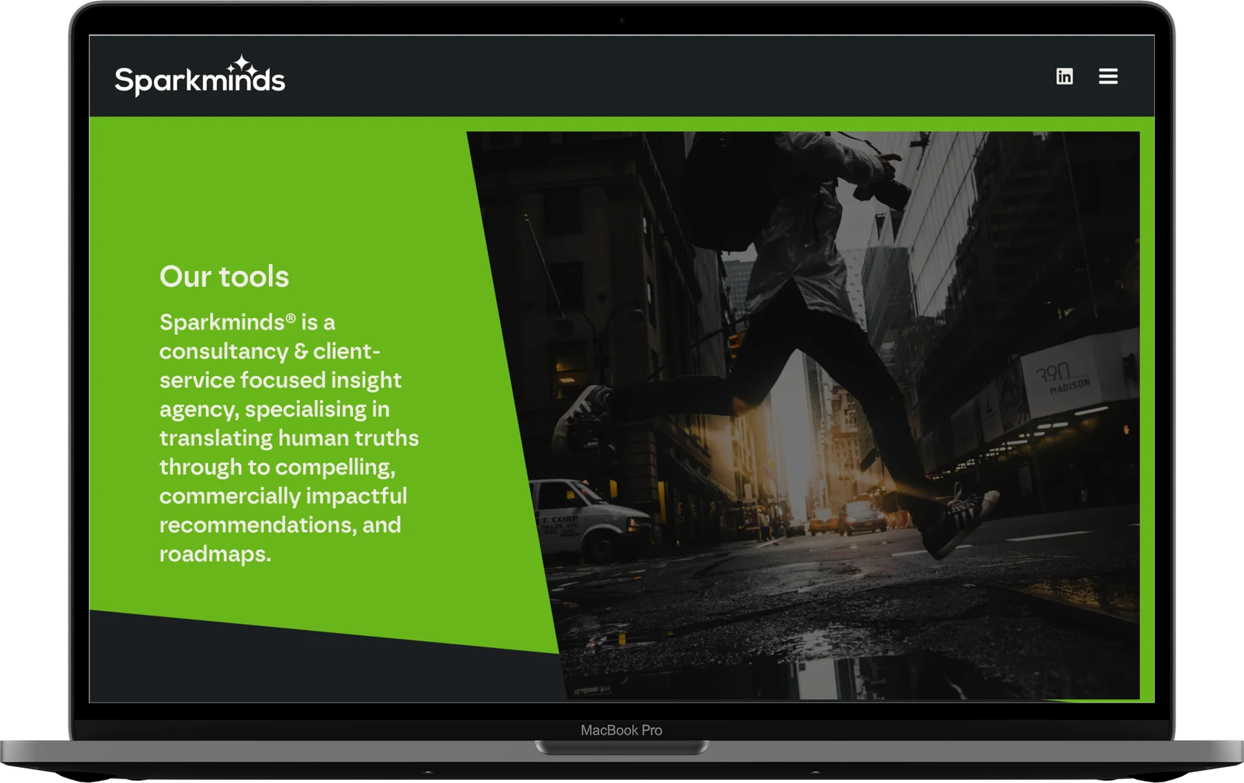 Sparkminds — MacBook Pro isolated